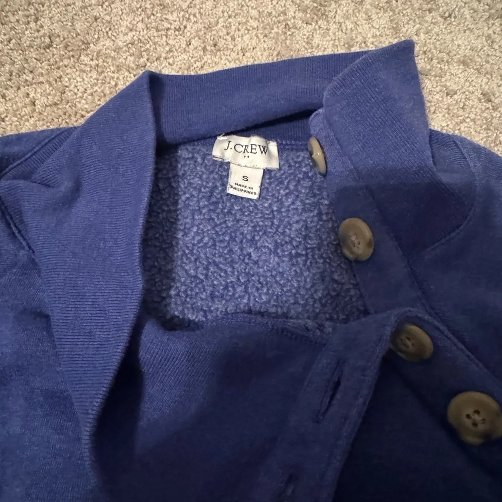 J.Crew Funnel Neck Pullover Sweater – Size S | Blue
